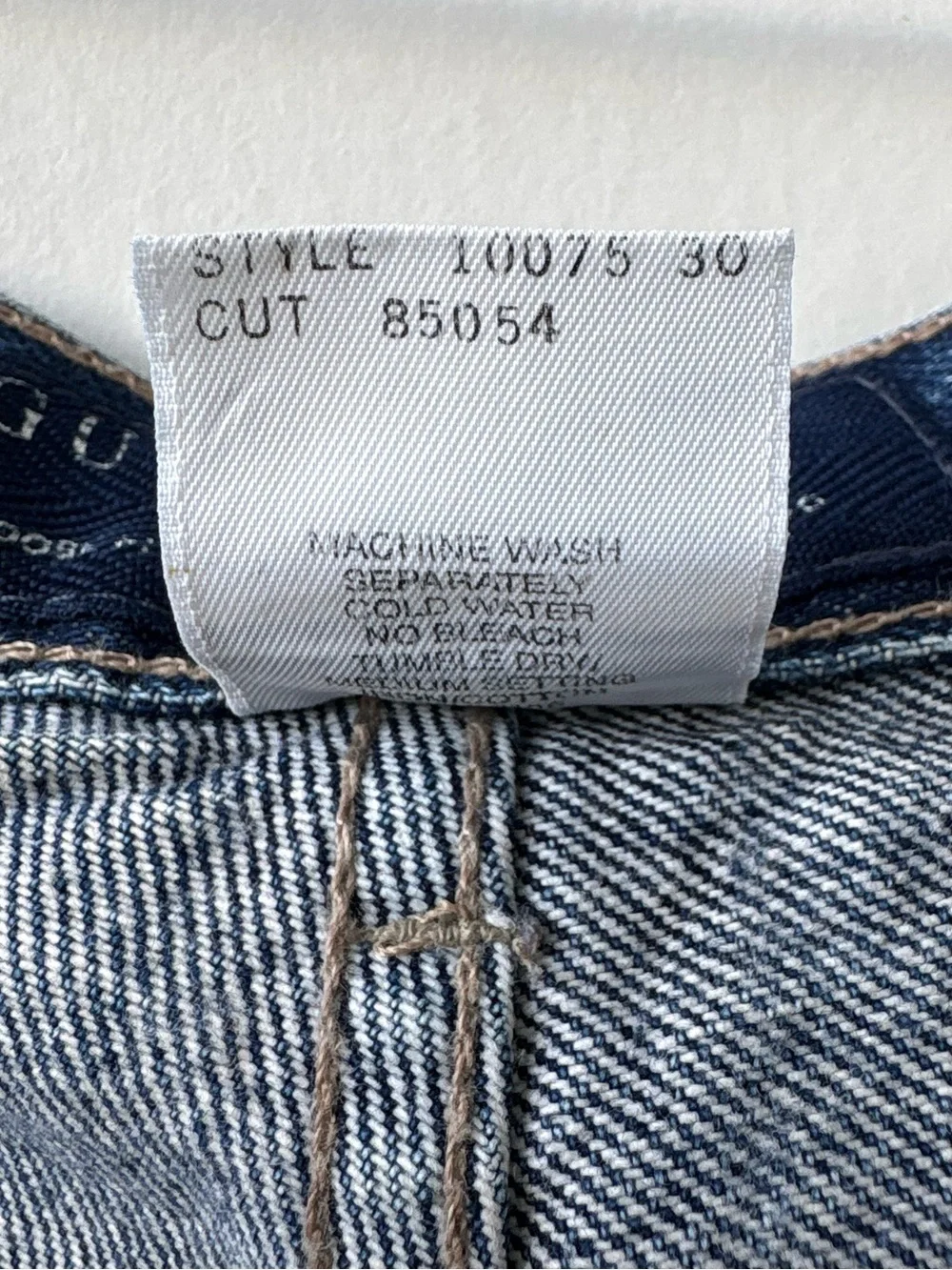 Vintage Guess Jeans Pascal Loose Fit Tapered Leg Made in USA Denim Jeans 34x30